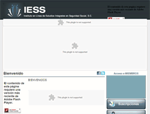 Tablet Screenshot of iess.mx
