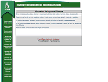 Tablet Screenshot of hl5.iess.gob.ec