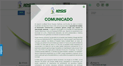 Desktop Screenshot of iess.gob.ec