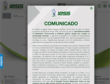 Tablet Screenshot of iess.gob.ec